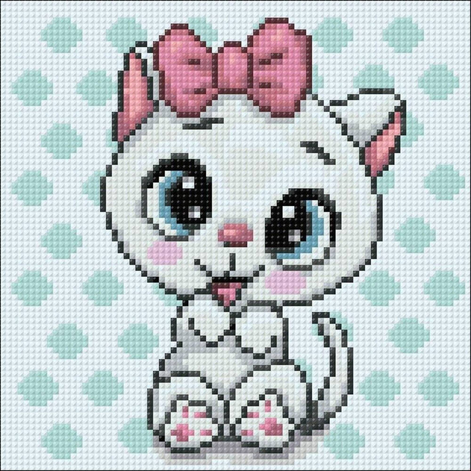 Crafting Spark Pink Nose Diamond Painting Kit